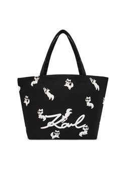 KARL LAGERFELD Torebka B1W50053 Czarny ze sklepu MODIVO w kategorii Torby Shopper bag - zdjęcie 187486223