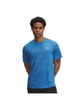 Męska koszulka treningowa Under Armour UA Tech Tee Pixelate - niebieska ze sklepu Sportstylestory.com w kategorii T-shirty męskie - zdjęcie 187486491