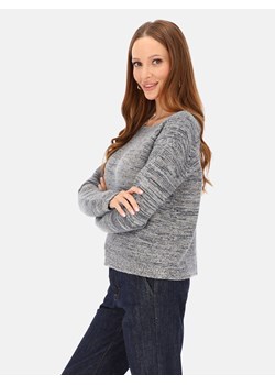 Sweter damski z kaszmirem szary melanż L’AF Cario ze sklepu Eye For Fashion w kategorii Swetry damskie - zdjęcie 187486870