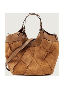 GIANNI CHIARINI Torebka na ramię DUA | zamsz ze sklepu Gomez Fashion Store w kategorii Torby Shopper bag - zdjęcie 187487274