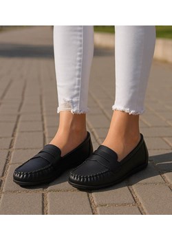 Wsuwane czarne baleriny lordsy /H2 18480 W7-38/ ze sklepu Pantofelek24.pl w kategorii Balerinki - zdjęcie 187487682