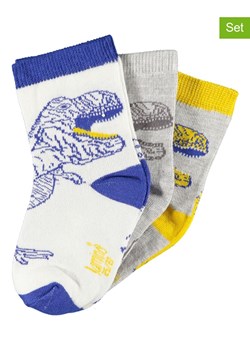 lamino Skarpety (3 pary) w kolorze szaro-białym ze sklepu Limango Polska w kategorii Skarpetki dziecięce - zdjęcie 187487723