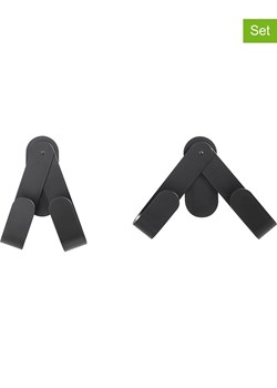 heine home Haczyki (2 szt.) w kolorze czarnym - 5 x 18 x 6,5 cm ze sklepu Limango Polska w kategorii Akcesoria i przechowywanie - zdjęcie 187488043