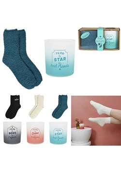 The Concept Factory Zestaw prezentowy: świeca zapachowa i skarpety (produkt niespodzianka) ze sklepu Limango Polska w kategorii Świece i dyfuzory - zdjęcie 187488063