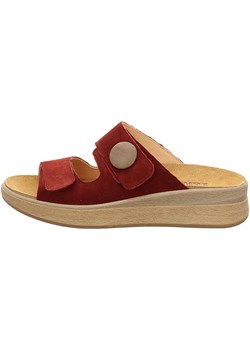 Think! Skórzane klapki w kolorze czerwonym ze sklepu Limango Polska w kategorii Klapki damskie - zdjęcie 187488091