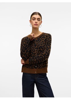 Vero Moda Kardigan w kolorze jasnobrązowo-czarnym ze sklepu Limango Polska w kategorii Swetry damskie - zdjęcie 187488322