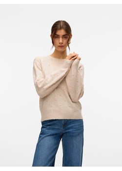 Vero Moda Sweter w kolorze beżowym ze sklepu Limango Polska w kategorii Swetry damskie - zdjęcie 187488350
