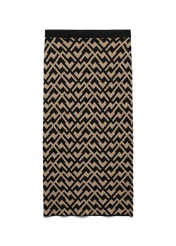 Vero Moda Spódnica dzianinowa w kolorze beżowo-czarnym ze sklepu Limango Polska w kategorii Spódnice - zdjęcie 187488520