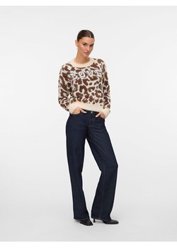 Vero Moda Sweter w kolorze beżowym ze sklepu Limango Polska w kategorii Swetry damskie - zdjęcie 187488553