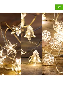 Hollybell Łańcuchy świetlne LED (2 szt.) w kolorze białej bieli ze sklepu Limango Polska w kategorii Oświetlenie - zdjęcie 187488652