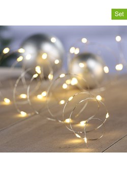 Hollybell Łańcuchy świetlne LED (2 szt.) w kolorze białej bieli ze sklepu Limango Polska w kategorii Oświetlenie - zdjęcie 187488653