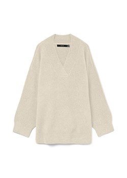 Vero Moda Sweter w kolorze beżowym ze sklepu Limango Polska w kategorii Swetry damskie - zdjęcie 187488891