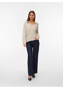 Vero Moda Sweter w kolorze beżowym ze sklepu Limango Polska w kategorii Swetry damskie - zdjęcie 187488930