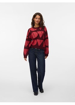 Vero Moda Sweter w kolorze bordowym ze sklepu Limango Polska w kategorii Swetry damskie - zdjęcie 187489083