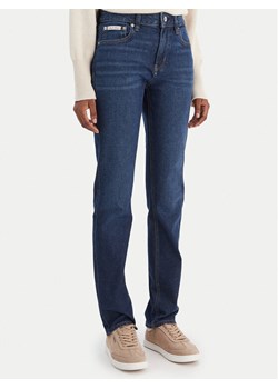 Calvin Klein Jeans Jeansy Mid Rise Slim Blue Orbit LV047C778G Niebieski Slim Fit ze sklepu MODIVO w kategorii Jeansy damskie - zdjęcie 187489193