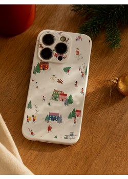 Sinsay - Etui na iPhone 13/14, 15, 15 pro, 16 pro z motywem zimowym - wielobarwny ze sklepu Sinsay w kategorii Etui - zdjęcie 187489943