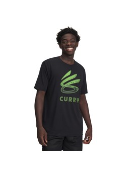 Męska koszulka do koszykówki Under Armour Curry Logo Trend - czarna ze sklepu Sportstylestory.com w kategorii T-shirty męskie - zdjęcie 187490050
