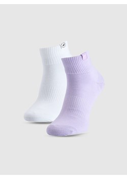 Dziewczęce skarpetki niskie (2-pack) 4F 4FJWAW25USOCF395 - multikolor ze sklepu Sportstylestory.com w kategorii Skarpetki dziecięce - zdjęcie 187490100