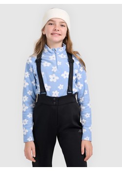 Dziewczęca bielizna polarowa (góra) 4f 4FJRAW25UFLEF095 - niebieska ze sklepu Sportstylestory.com w kategorii Bielizna termoaktywna - zdjęcie 187490162