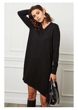 Joséfine Sukienka dzianinowa &quot;Farel&quot; w kolorze czarnym ze sklepu Limango Polska w kategorii Sukienki - zdjęcie 187490671