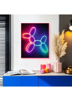 Orangewallz Druk artystyczny &quot;Neon Balloon Dog&quot; w ramce ze sklepu Limango Polska w kategorii Obrazy - zdjęcie 187490734