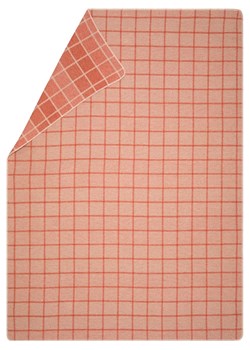 David Fussenegger Koc flanelowy &quot;Silvretta - Karo&quot; w kolorze pomarańczowym ze sklepu Limango Polska w kategorii Tekstylia - zdjęcie 187490831