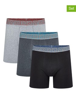 DKNY Bokserki (3 pary) w kolorze szaro-czarnym ze sklepu Limango Polska w kategorii Majtki męskie - zdjęcie 187490873