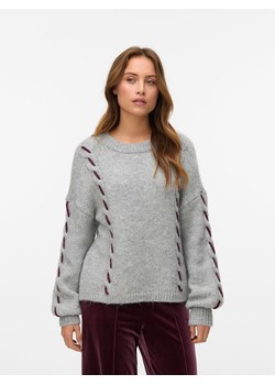 Vero Moda Sweter w kolorze szarym ze sklepu Limango Polska w kategorii Swetry damskie - zdjęcie 187490991