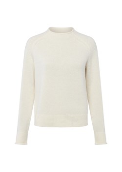 BOSS Orange Damski sweter z dzianiny z wełną i alpaką - Fesperanasy Kobiety écru jednolity ze sklepu vangraaf w kategorii Swetry damskie - zdjęcie 187491664