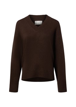 Marc O'Polo Wełniany sweter damski Kobiety Wełna czekoladowy jednolity ze sklepu vangraaf w kategorii Swetry damskie - zdjęcie 187491674