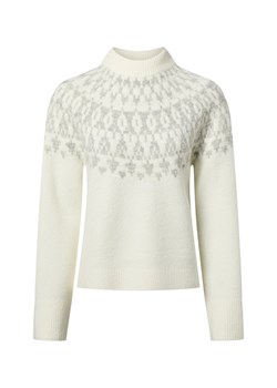 Opus Sweter damski z zawartością wełny i alpaki - Porway Kobiety écru wzorzysty ze sklepu vangraaf w kategorii Swetry damskie - zdjęcie 187491683