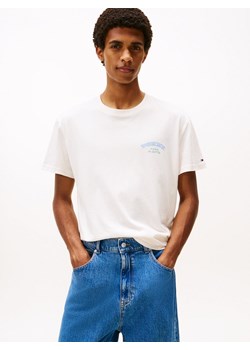 Tommy Jeans Koszulka męska Mężczyźni Bawełna écru nadruk ze sklepu vangraaf w kategorii T-shirty męskie - zdjęcie 187491721