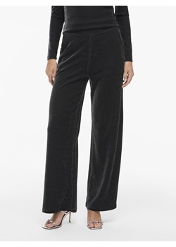 Vila Damskie spodnie materiałowe - Vieleinas Kobiety srebrny wzorzysty ze sklepu vangraaf w kategorii Spodnie damskie - zdjęcie 187491733