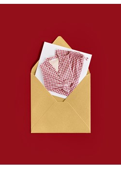 Reserved - Dwuczęściowa piżama w kratkę - czerwony ze sklepu Reserved w kategorii Piżamy damskie - zdjęcie 187492520