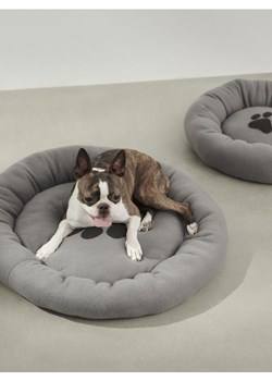 Sinsay - Okrągłe legowisko dla zwierząt z motywem łapy - szary ze sklepu Sinsay w kategorii Dla zwierząt - zdjęcie 187493080