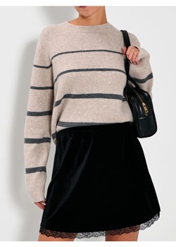 Sinsay - Sweter w paski - beżowy ze sklepu Sinsay w kategorii Swetry damskie - zdjęcie 187493092