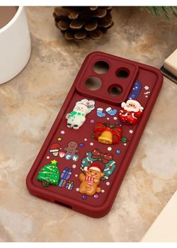 Sinsay - Etui na Redmi Note 13, 13 Pro z motywem świątecznym - czerwony ze sklepu Sinsay w kategorii Etui - zdjęcie 187493790