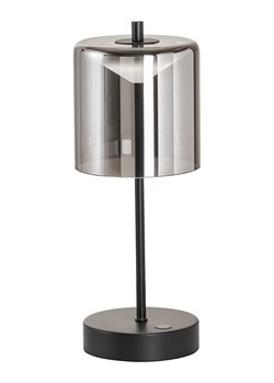 FH Lighting Lampa stołowa LED &quot;Riva&quot; w kolorze czarnym - wys. 34,5 x Ø 13 cm ze sklepu Limango Polska w kategorii Oświetlenie - zdjęcie 187493913
