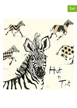 ppd Serwetki (40 szt.) &quot;Hot To Trot&quot; w kolorze kremowo-czarnym ze sklepu Limango Polska w kategorii Akcesoria kuchenne - zdjęcie 187494040