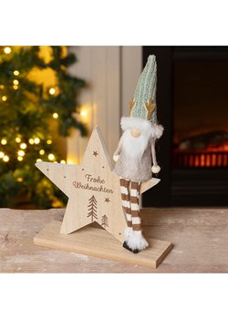 Hollybell Dekoracyjny element w kolorze beżowym - 5 x 15 x 22,5 cm ze sklepu Limango Polska w kategorii Dekoracje bożonarodzeniowe - zdjęcie 187494192