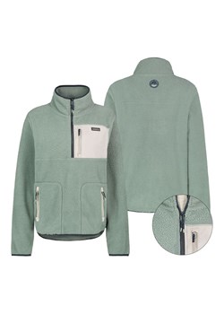 Sublevel Bluza polarowa w kolorze zielono-beżowym ze sklepu Limango Polska w kategorii Bluzy damskie - zdjęcie 187494382