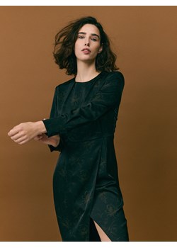 Reserved - Wzorzysta sukienka midi - wielobarwny ze sklepu Reserved w kategorii Sukienki - zdjęcie 187495632