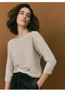 Reserved - Sweter z metalizowaną nitką - złoty ze sklepu Reserved w kategorii Swetry damskie - zdjęcie 187495673