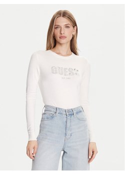 Guess Sweter W5BR40 Z2NQ2 Écru Regular Fit ze sklepu MODIVO w kategorii Swetry damskie - zdjęcie 187496090
