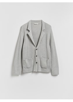 Reserved - Kardigan z domieszką wełny - jasnoszary ze sklepu Reserved w kategorii Swetry damskie - zdjęcie 187496604