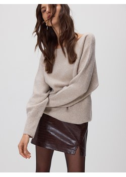 Reserved - Sweter z domieszką wełny - beżowy ze sklepu Reserved w kategorii Swetry damskie - zdjęcie 187496620