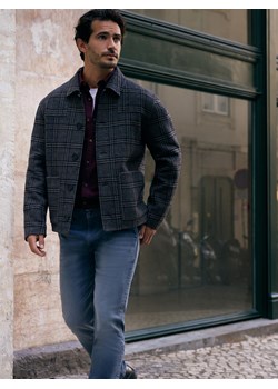 Reserved - Jeansy slim fit z efektem sprania - granatowy ze sklepu Reserved w kategorii Jeansy męskie - zdjęcie 187496704