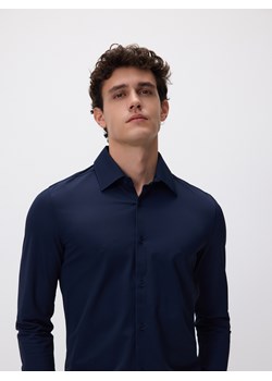 Reserved - Gładka koszula super slim fit - granatowy ze sklepu Reserved w kategorii Koszule męskie - zdjęcie 187497141