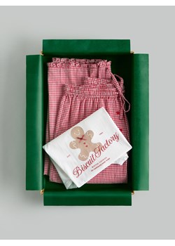 Reserved - Piżama ze świątecznym motywem - czerwony ze sklepu Reserved w kategorii Piżamy damskie - zdjęcie 187497553