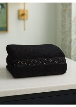 Sinsay - Ręcznik z cyrkoniami - czarny ze sklepu Sinsay w kategorii Ręczniki - zdjęcie 187497882